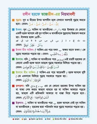 কালার কোডেড কোরআনুল কারীম (বড় সাইজ) – ড. মুহাম্মদ মুস্তাফিজুর রহমান – ছবি ২
